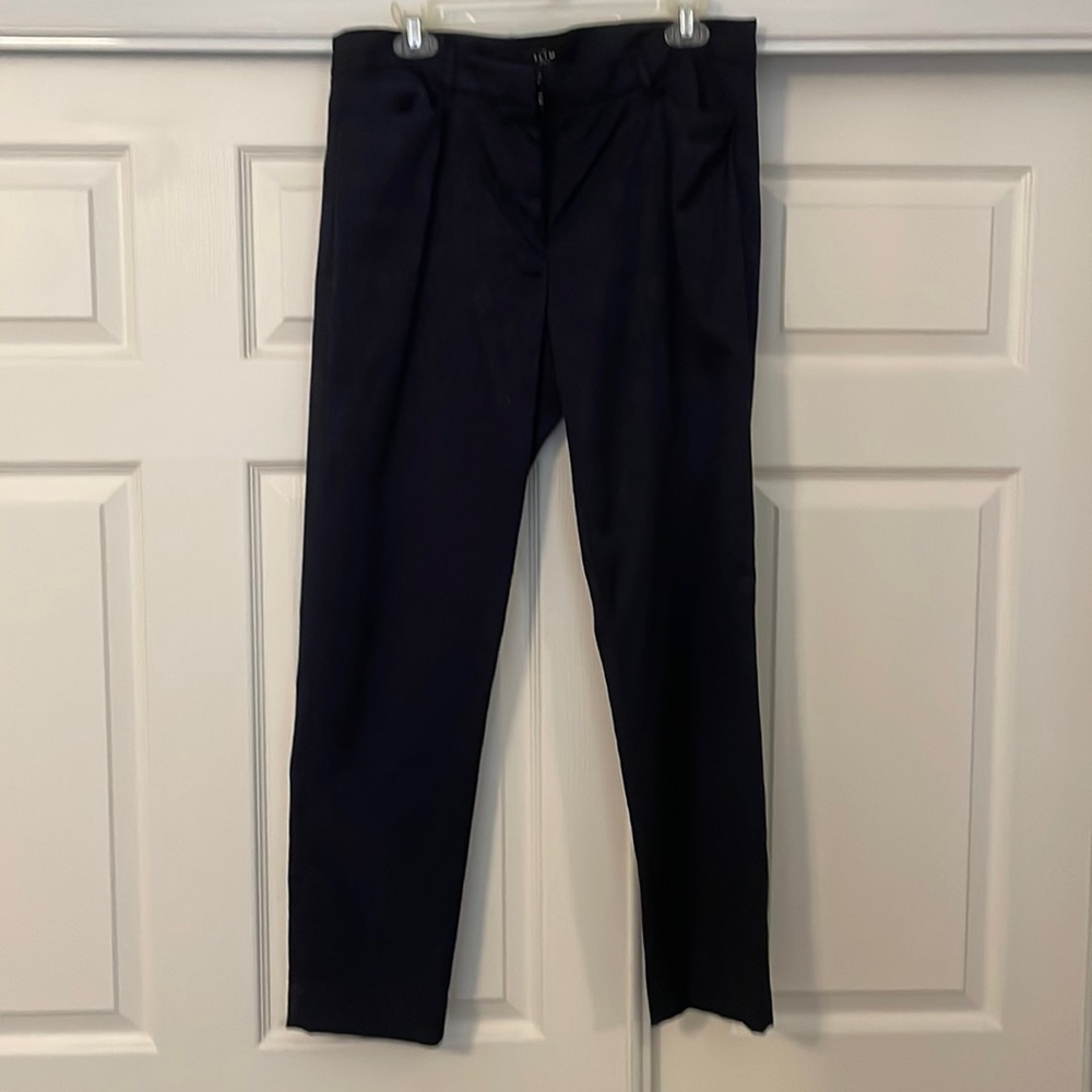 White House Black Market ankle suit pants with textured design fabric